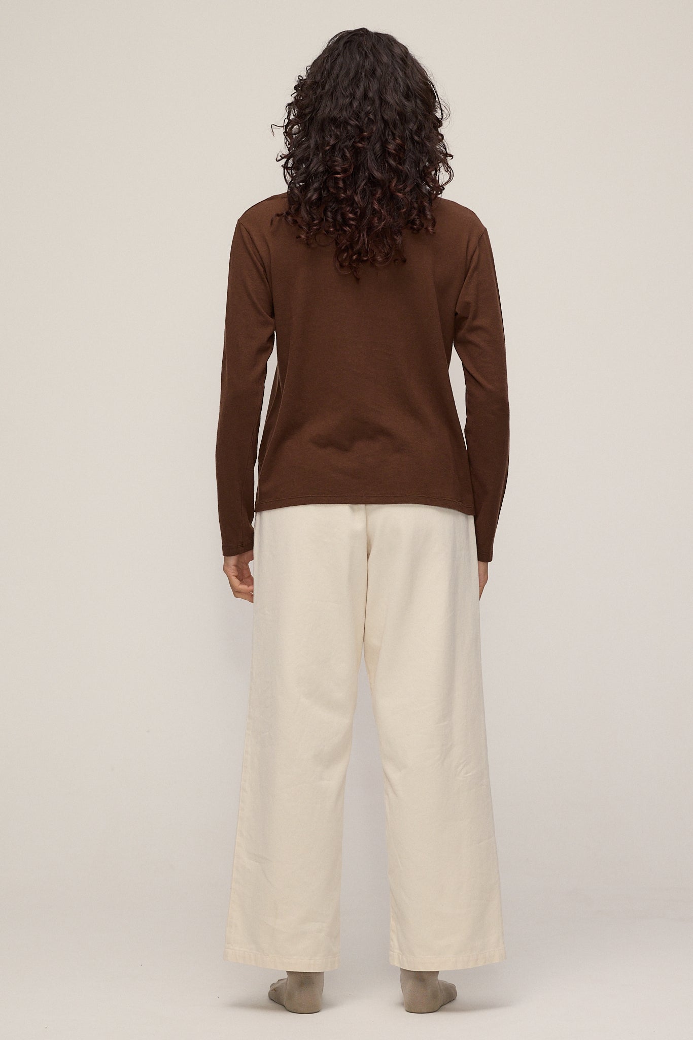 Hemp High Neck Longsleeve